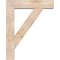 Ekena Millwork Traditional Block Smooth Bracket w/ Offset Brace, Douglas Fir, 7 1/2"W x 32"D x 40"H BKT0806X32X40TRA05SDF - alternate 4